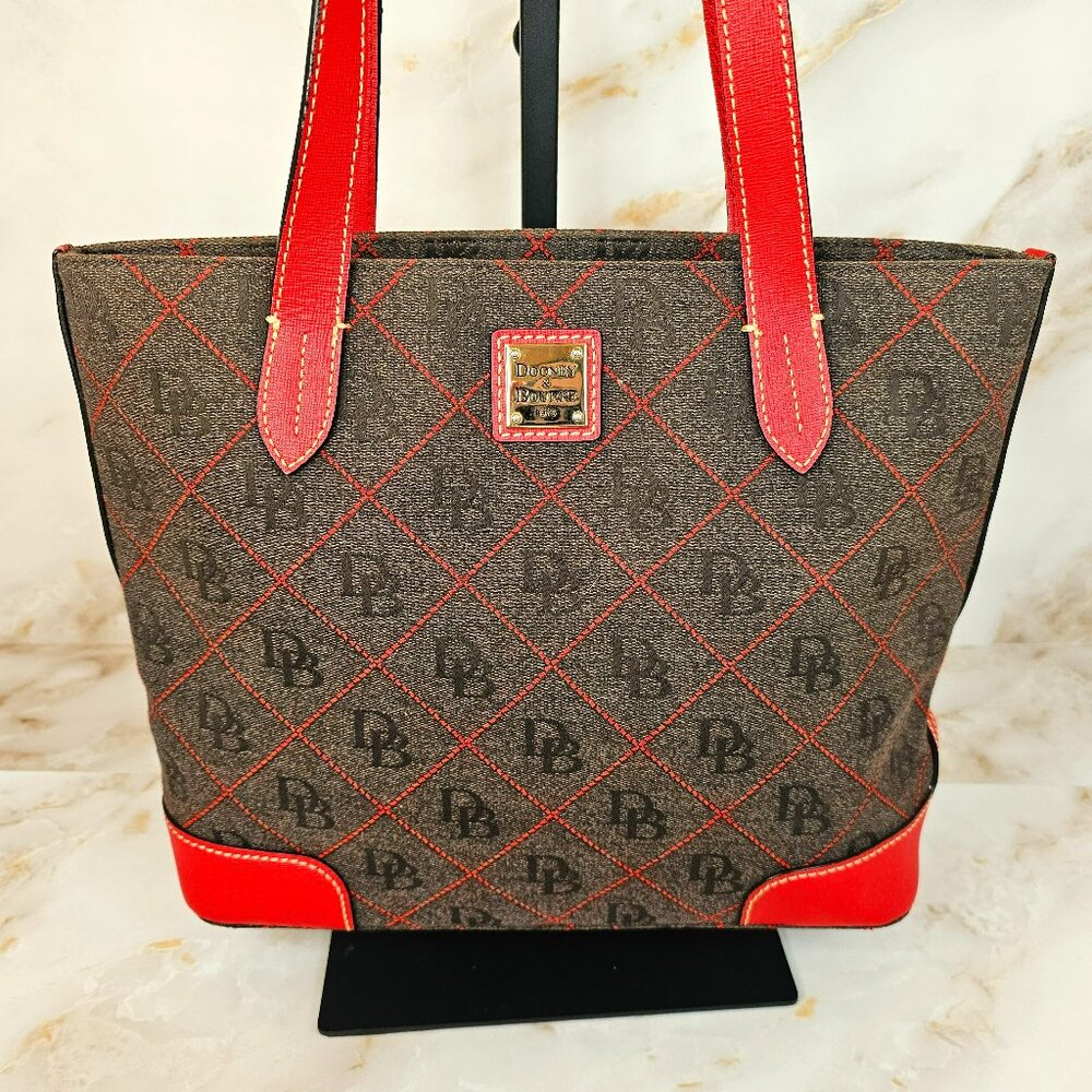 Dooney and Bourke Purse, Brown and Red